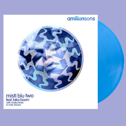 the album cover for Amillionsons - Misti Blu Two (Blue) [Colored Vinyl]