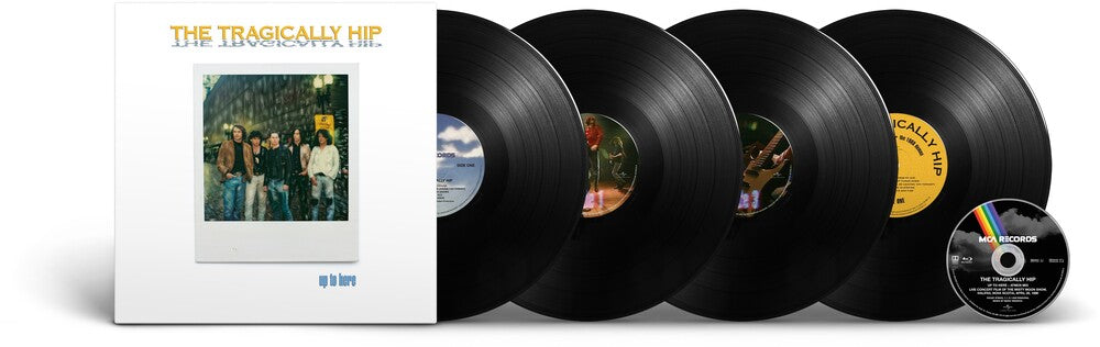 the album cover for The Tragically Hip - Up To Here (Deluxe Edition) [4 LP/Blu-ray Audio]