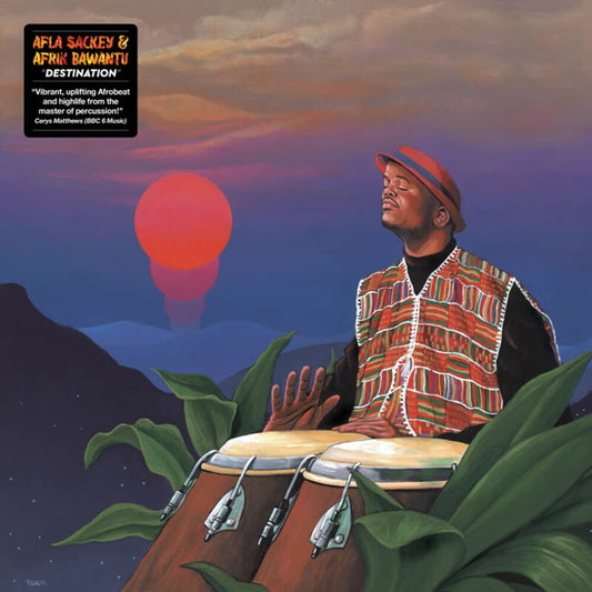 the album cover for Afla Sackey - Destination