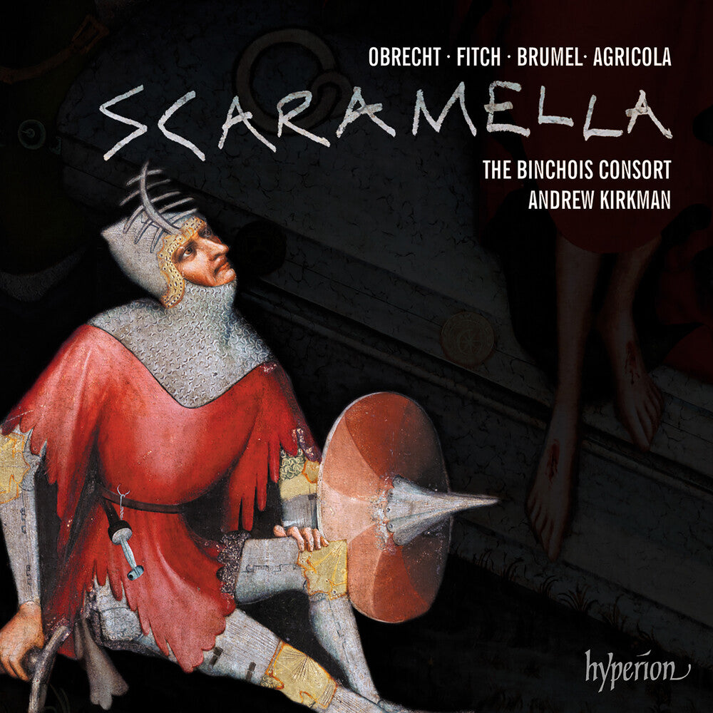 the album cover for Binchois Consort / Andrew Kirkman - Obrecht Scaramella
