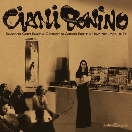 the album cover for Suzanne Ciani - Buchla Concert Galeria Bonino New York April 1974