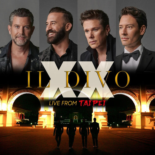 the album cover for Il Divo - XX Live from Taipei [CD/DVD]