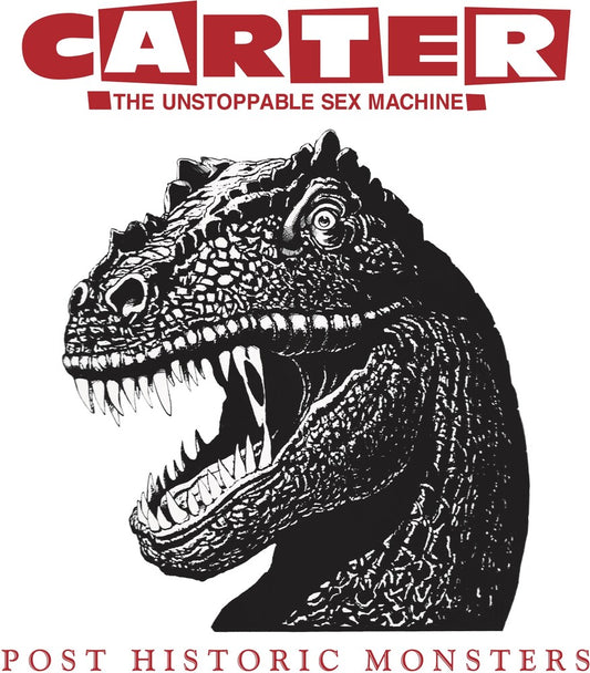the album cover for Carter The Unstoppable Sex Machine - Post Historic Monsters - 2024 Remaster (Box)