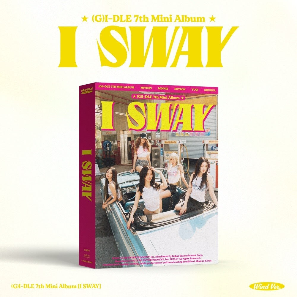 the album cover for i-dle - I SWAY (Wind Ver.)