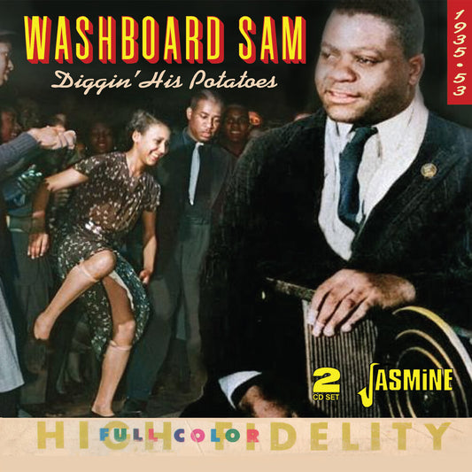 the album cover for Washboard Sam - Diggin His Potatoes (Uk)