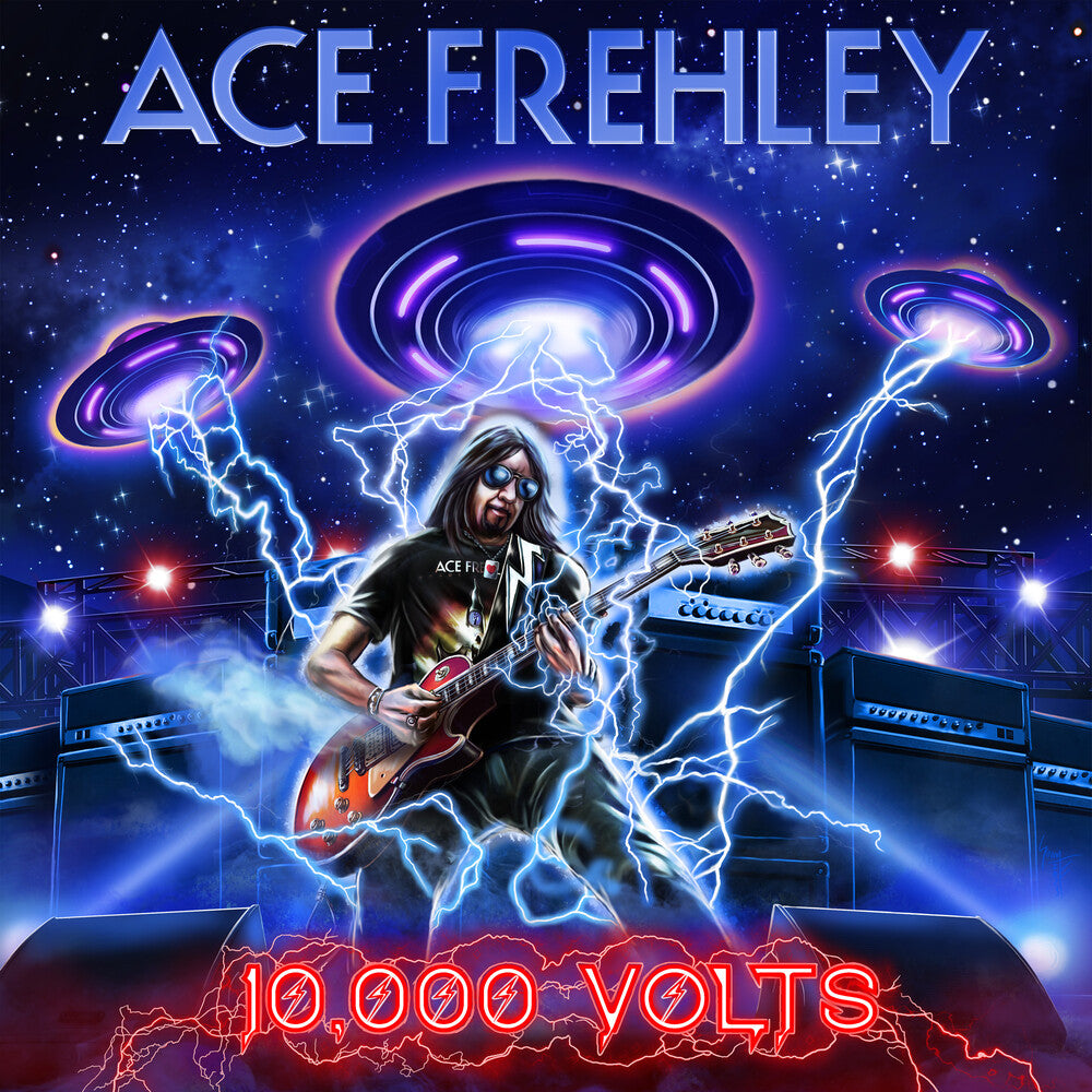 the album cover for Ace Frehley - 10000 Volts (Post) [Digipak]