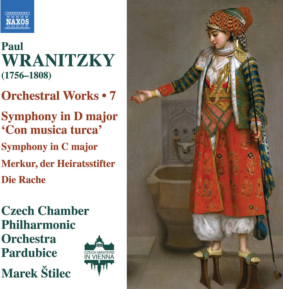 the album cover for Wranitzky / Czech Chamber Philharmonic Orchestra - Orchestral Works Vol. 7