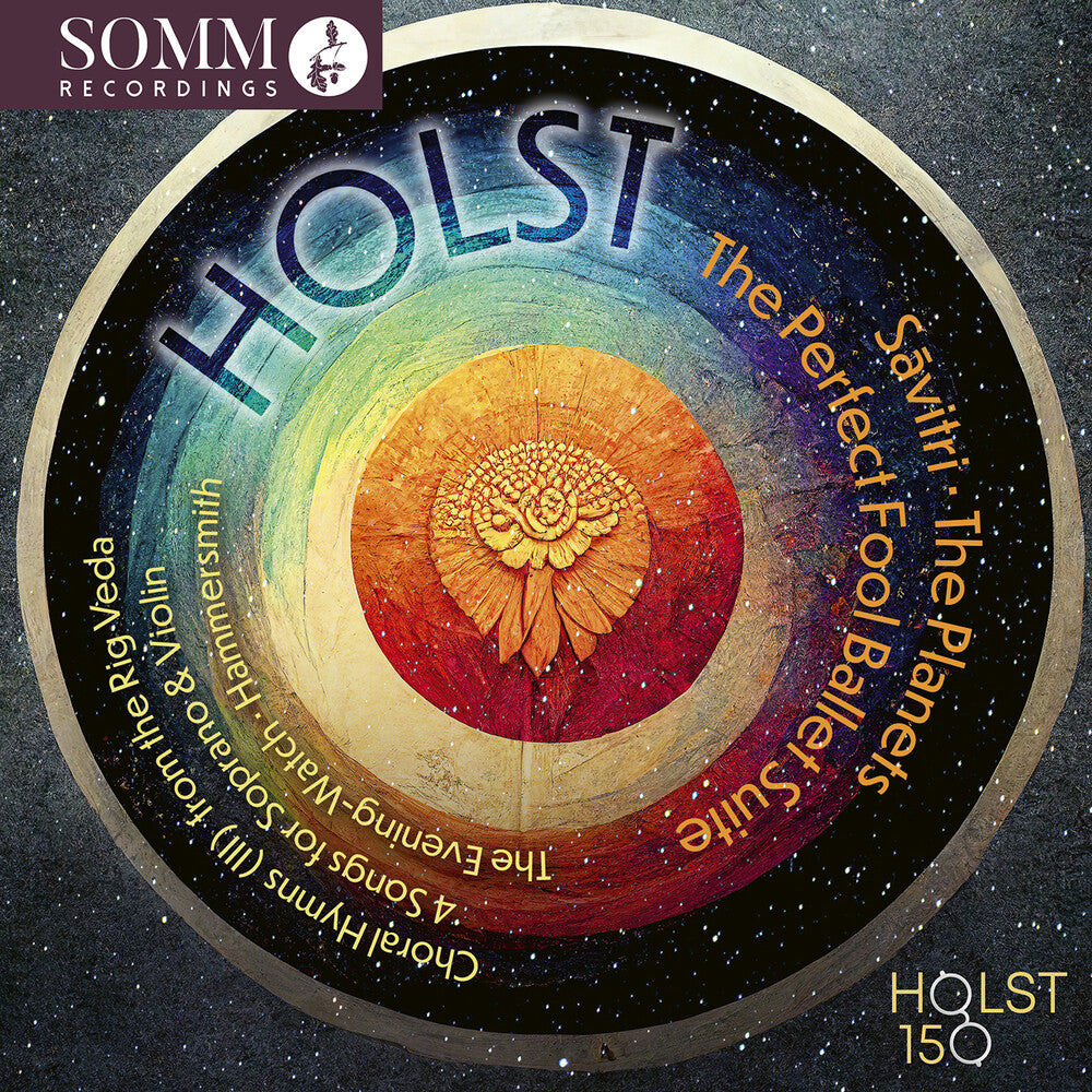 the album cover for Holst / Mandikian / English Opera Group Chorus - Savitri The Planetsthe Perfect Fool Ballet Suit