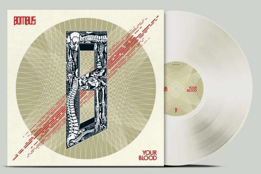 the album cover for Bombus - Your Blood - White [Colored Vinyl] (Wht)