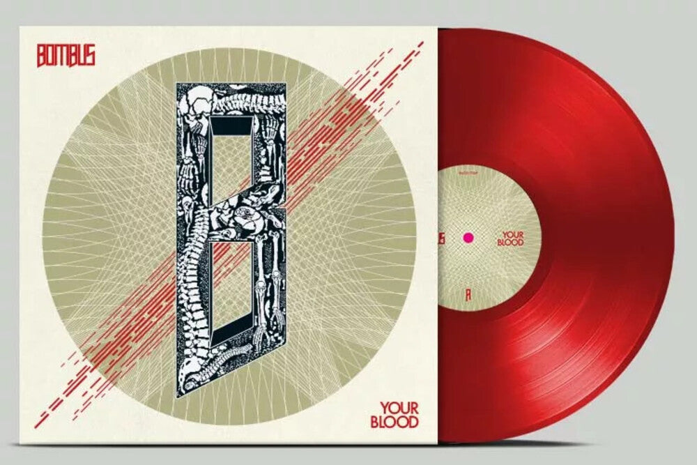the album cover for Bombus - Your Blood - Red [Colored Vinyl] (Red)