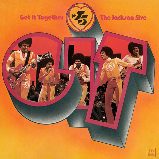 the album cover for Jackson 5 - Get It Together [Colored Vinyl] (Red)
