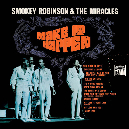 the album cover for Smokey Robinson  & The Miracles - Make It Happen