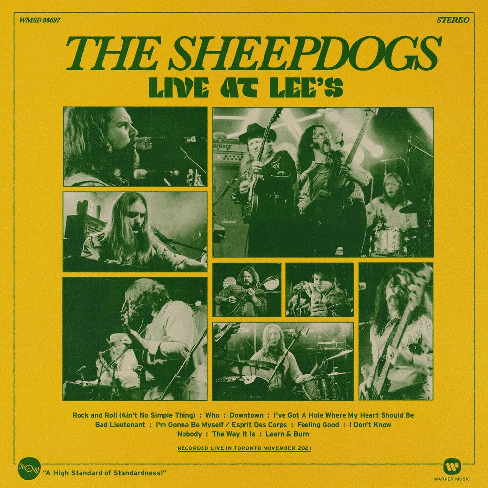 the album cover for Sheepdogs - Live At Lees