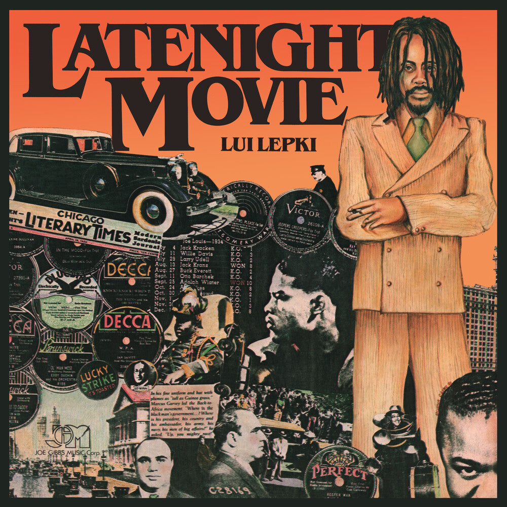 the album cover for Lui Lepke - Late Night Movie (Uk)