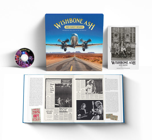 the album cover for Wishbone Ash - No Easy Road (W/Book) (Hcvr) (Uk)