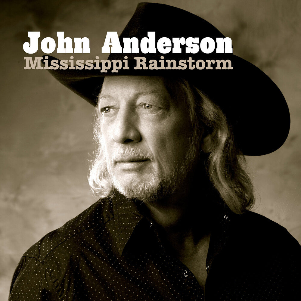 the album cover for John Anderson - Mississippi Rainstorm (Mod)