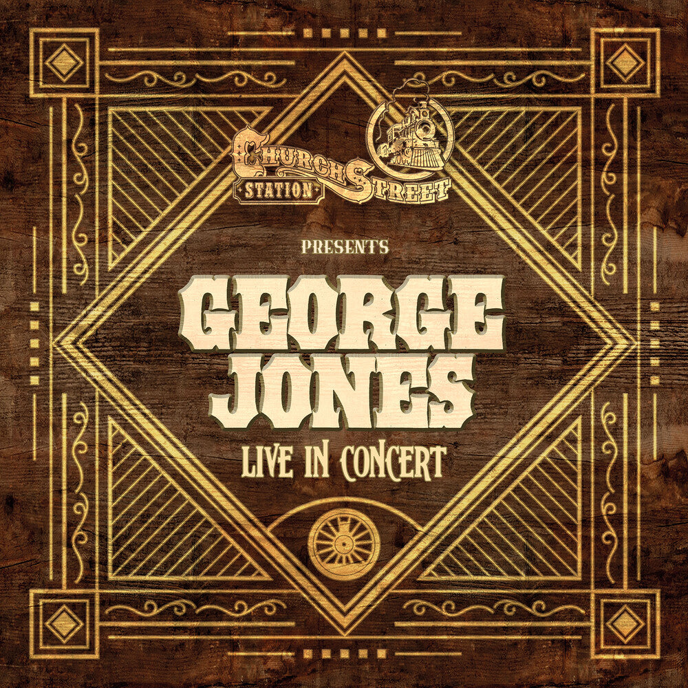 the album cover for George Jones - Live At Church Street Station (Mod)