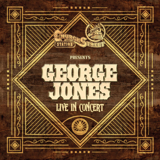 the album cover for George Jones - Live At Church Street Station (Mod)
