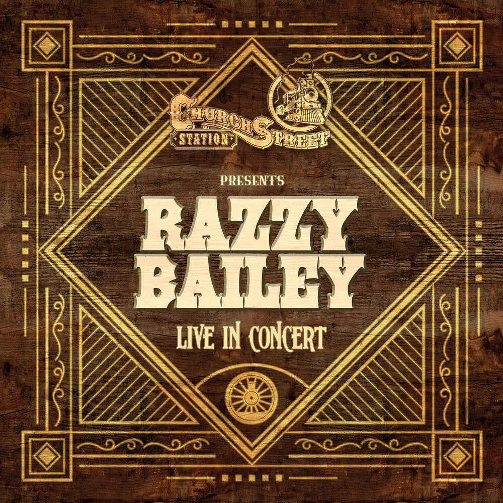 the album cover for Razzy Bailey - Live At Church Street Station (Mod)