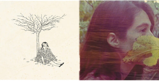 the album cover for Slow Meadow - By The Ash Tree / Upstream Dream - Grey [Colored Vinyl]