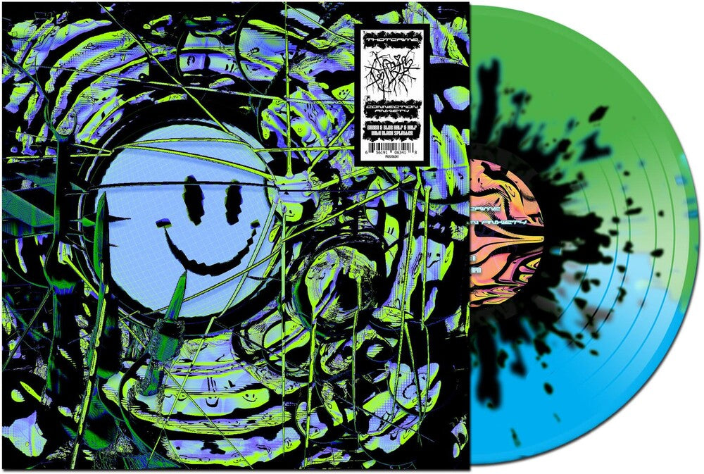 the album cover for Thotcrime - Connection Anxiety (Blk) (Blue) [Colored Vinyl] (Grn)