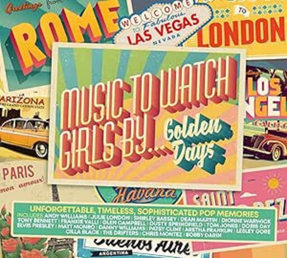 the album cover for Music To Watch Girls By: Golden Days / Various - Music To Watch Girls By: Golden Days / Various