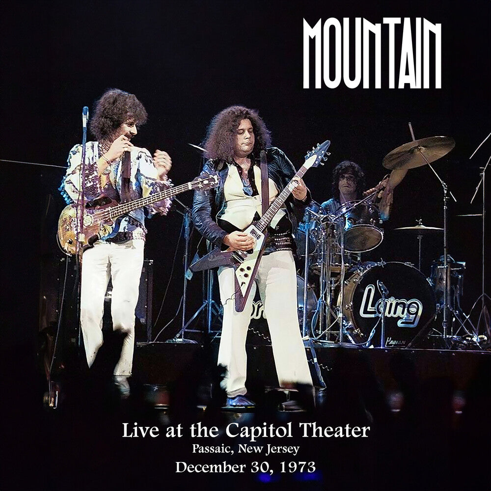 the album cover for Mountain - Live At The Capitol Theater - December 30 1973