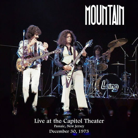 the album cover for Mountain - Live At The Capitol Theater - December 30 1973