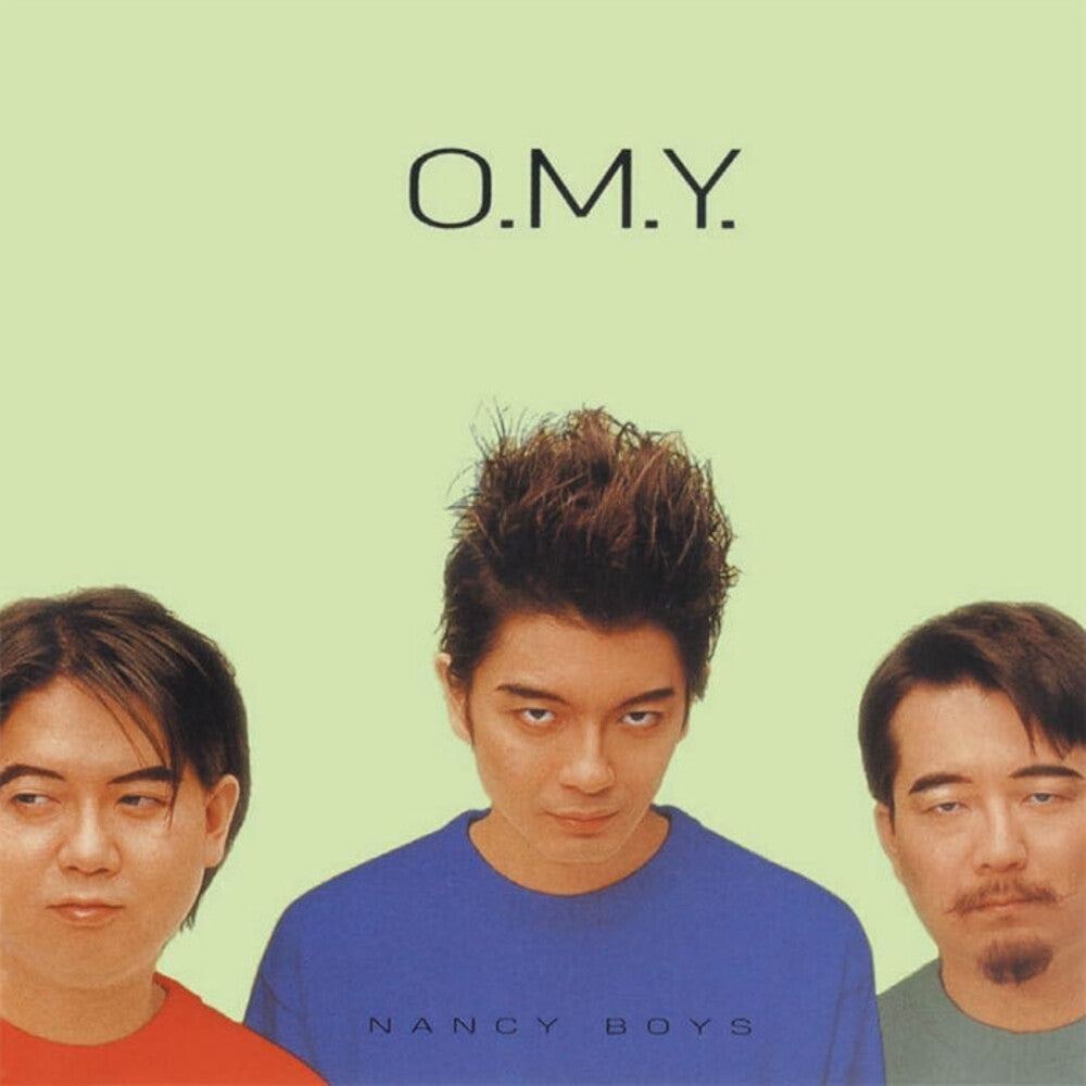 the album cover for Oriental Magnetic Yellow (O.M.Y.) - Nancy Boys / Nervous [Clear Vinyl]