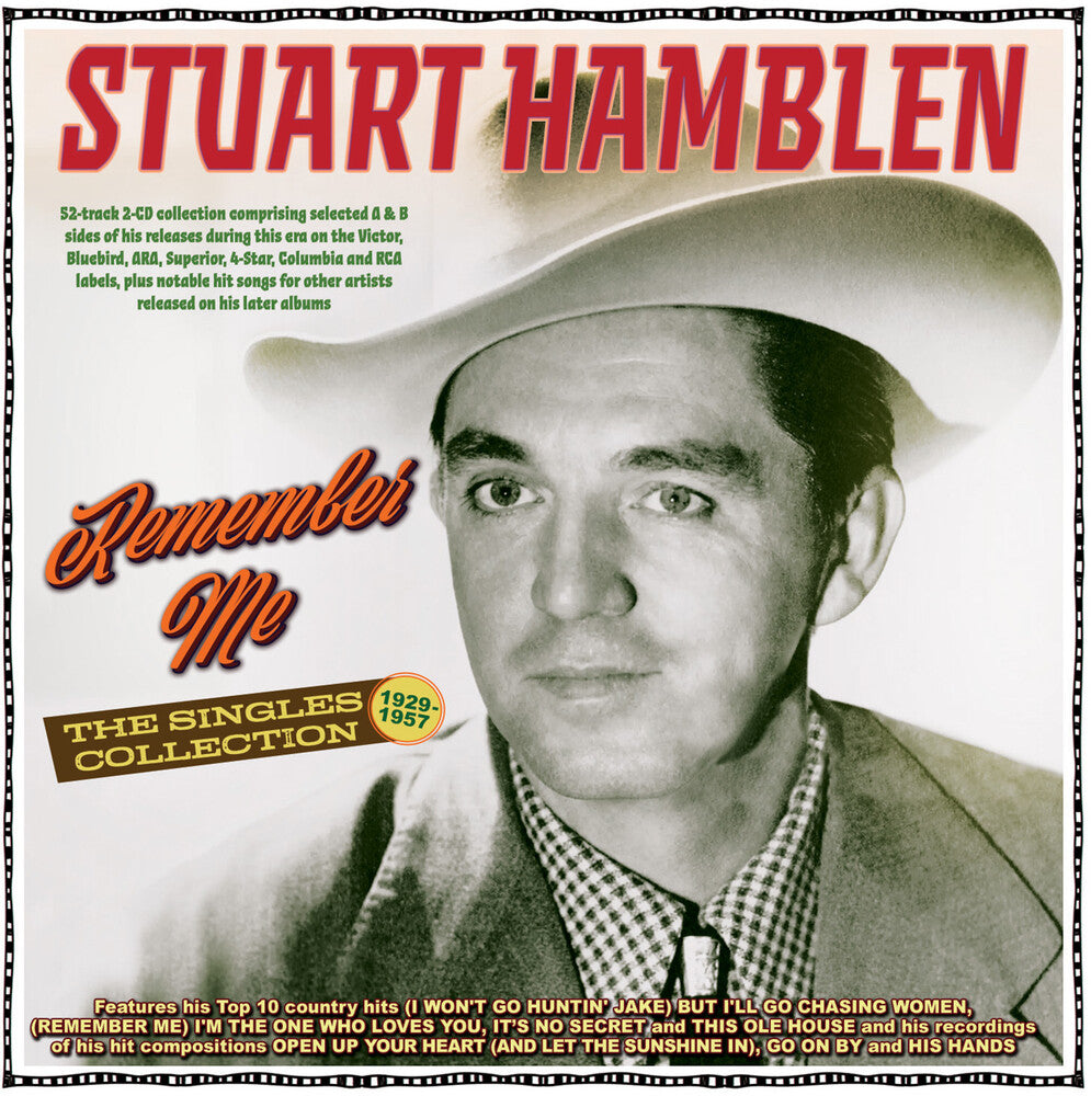 the album cover for Stuart Hamblen - Remember Me: The Singles Collection 1929-57