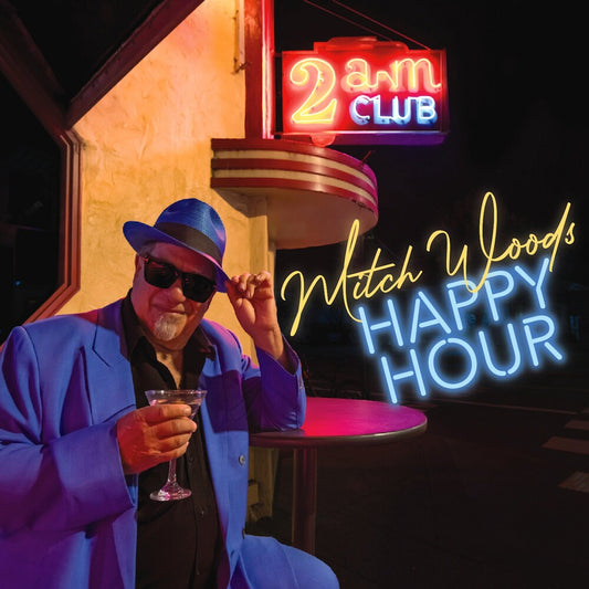 the album cover for Mitch Woods - Happy Hour