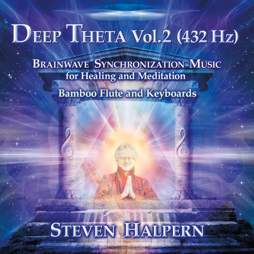 the album cover for Steven Halpern - Deep Theta 2