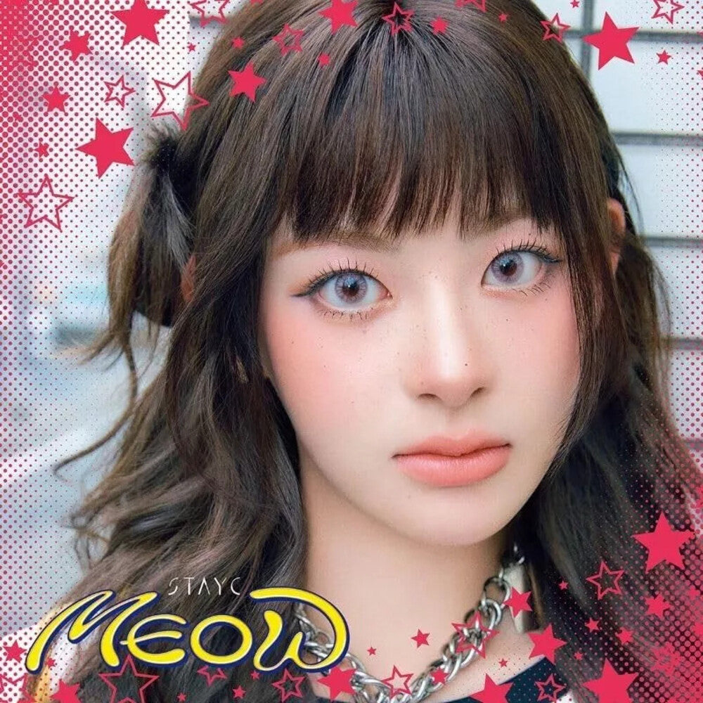the album cover for Stayc - Meow/Cheeky Ice Thang - Seeun Edition