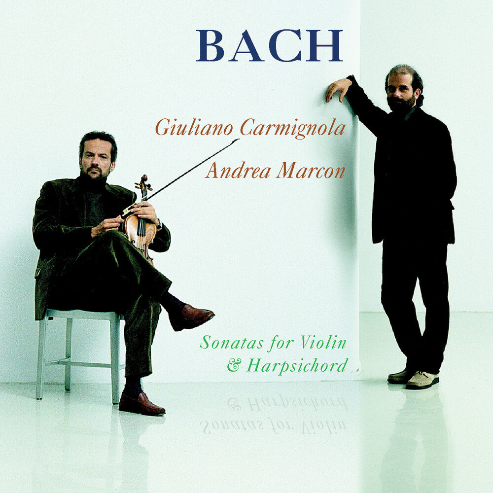 the album cover for Giuliano Carmignola - Sonatas For Violin & Harpsichord