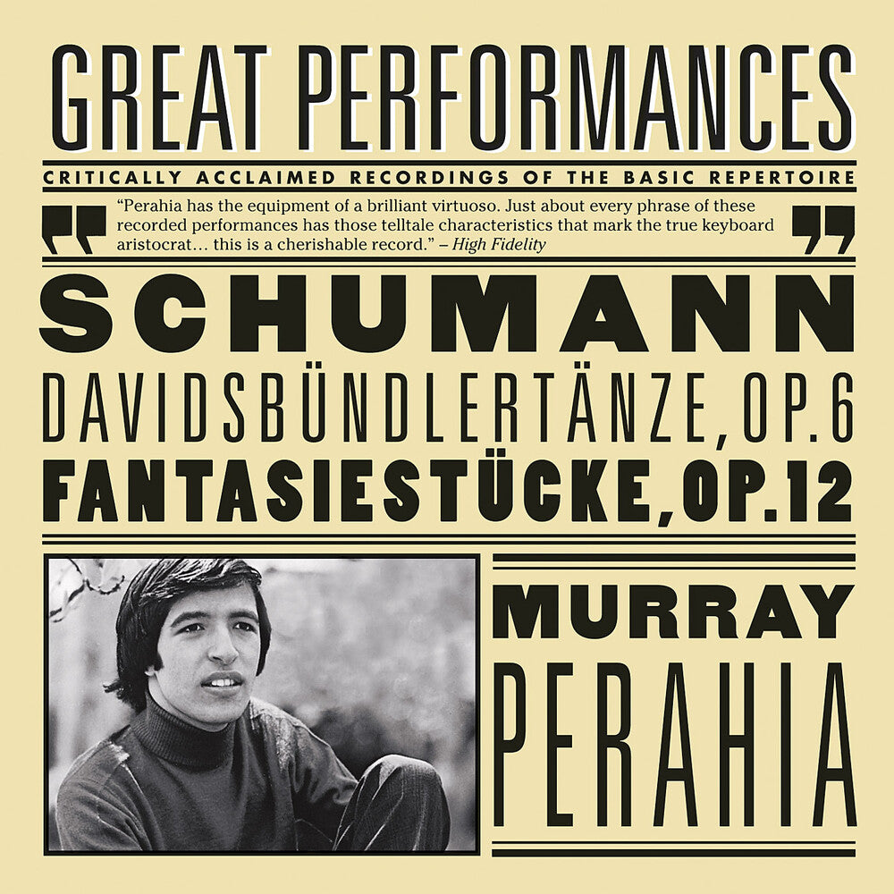 the album cover for Murray Perahia - Davidsbundlertanze / Fantasiestucke [Remastered]