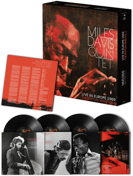 the album cover for Miles Davis - Live In Europe 1969 (Bootleg Series 2) (Blk) (Box)