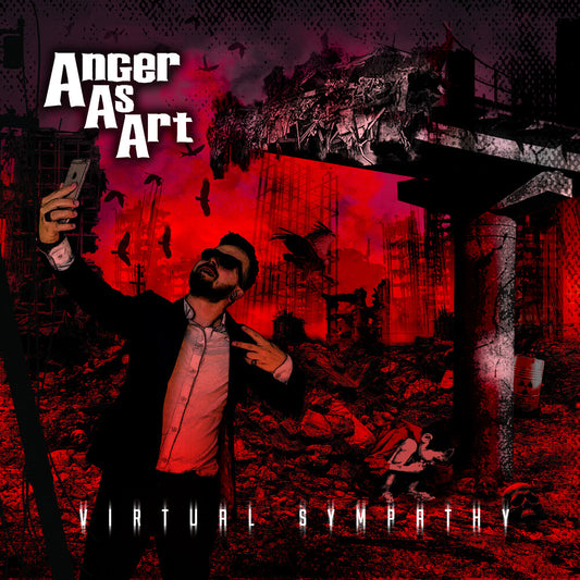 the album cover for Anger As Art - Virtual Sympathy
