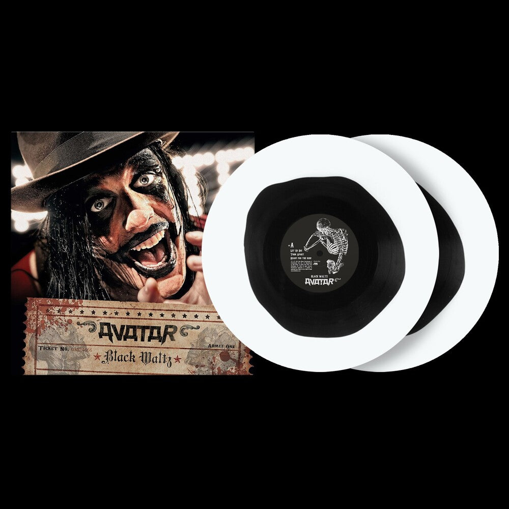 the album cover for Avatar - Black Waltz [Indie Exclusive] (Blk) [Colored Vinyl] (Gate) [Limited Edition] (Wht)
