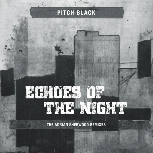 the album cover for Pitch Black - Echoes Of The Night (Adrian Sherwood Remixes)