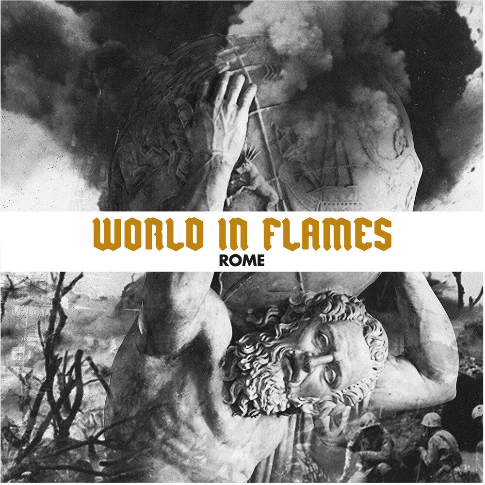 the album cover for Rome - World In Flames [Digipak]