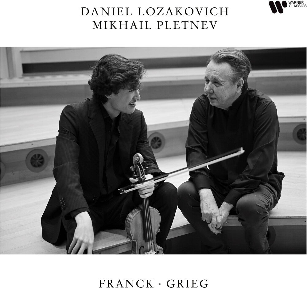 the album cover for Daniel Lozakovich  / Pletnev,Mikhail - Grieg Franck Sonatas For Violin & Piano