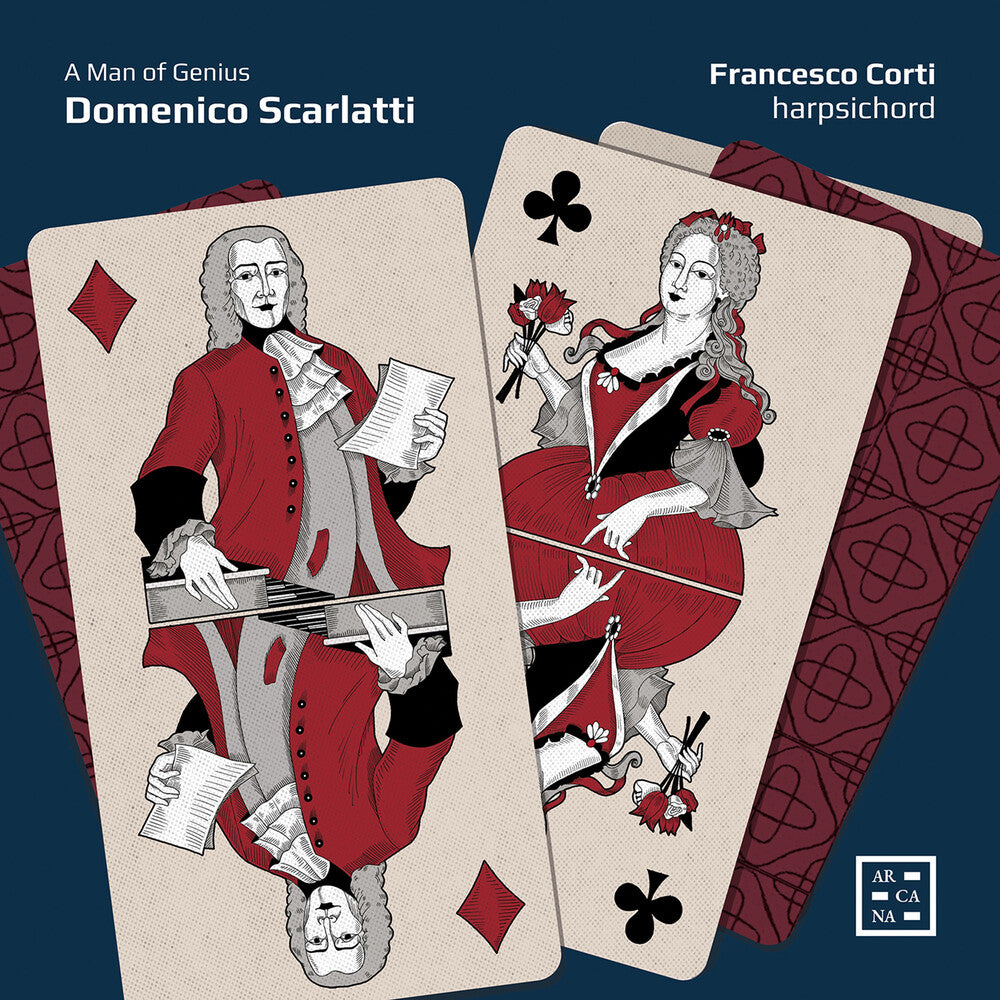 the album cover for Scarlatti / Corti - Man Of Genius