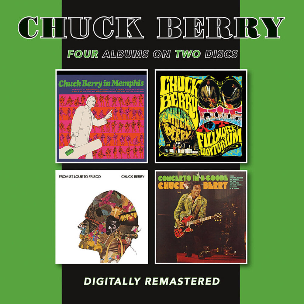 the album cover for Chuck Berry - In Memphis / Live At Fillmore Auditorium / From