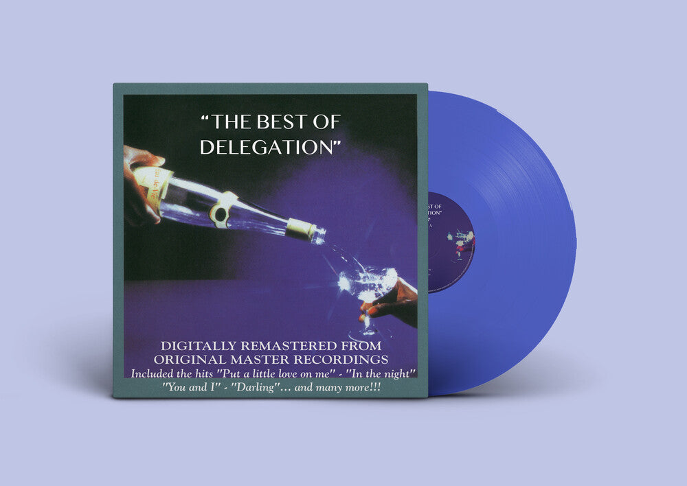 the album cover for Delegation - Best Of (Blue) [Colored Vinyl] [Limited Edition] [180 Gram] (Ita)