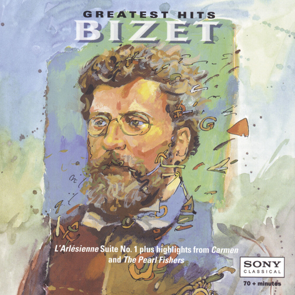 the album cover for Bizet - Greatest Hits