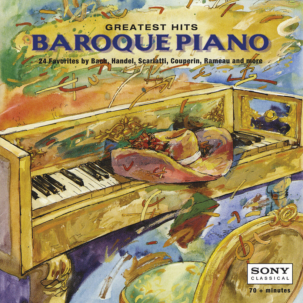 the album cover for Baroque Piano-Greatest Hits - Baroque Piano Greatest Hits / Various