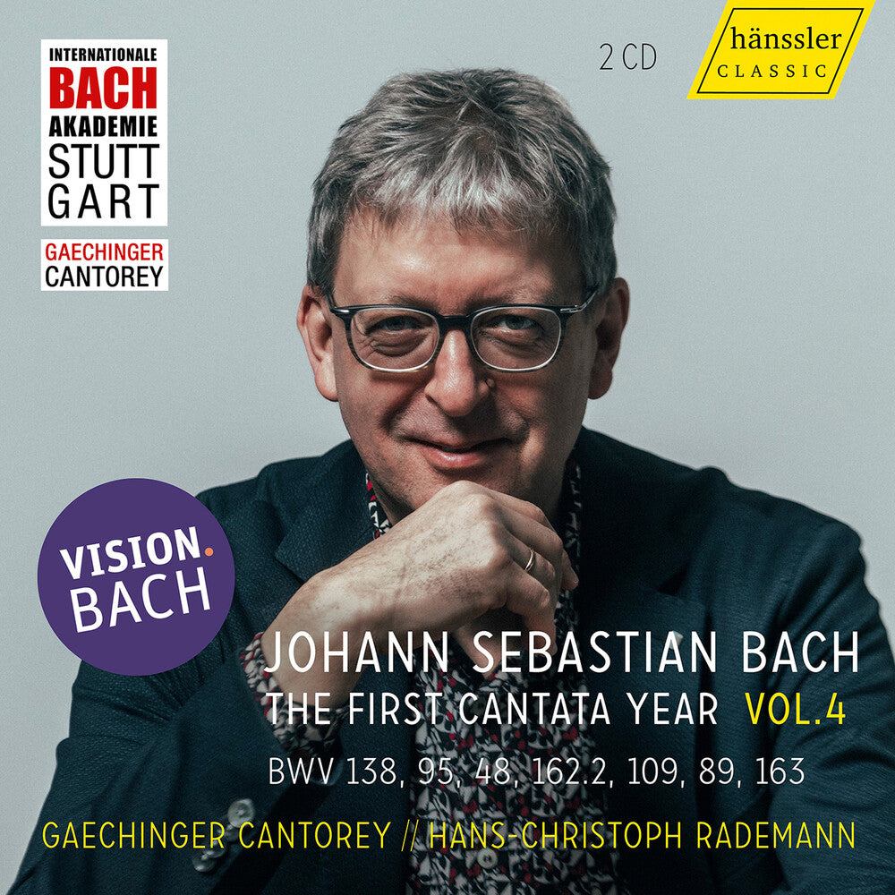 the album cover for J Bach .S. / Cantorey - Vision Bach Vol. 4 - Bwv 138, 95, 48, 162.2, 109