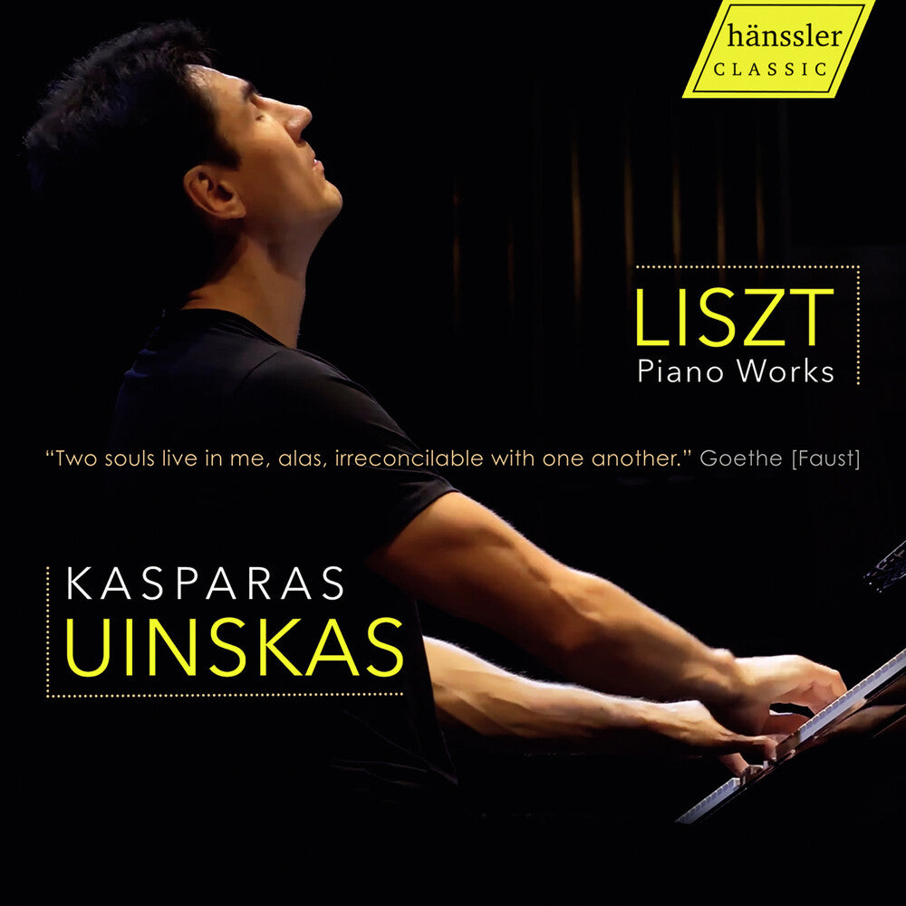 the album cover for Liszt / Kasparas Uinskas - Liszt
