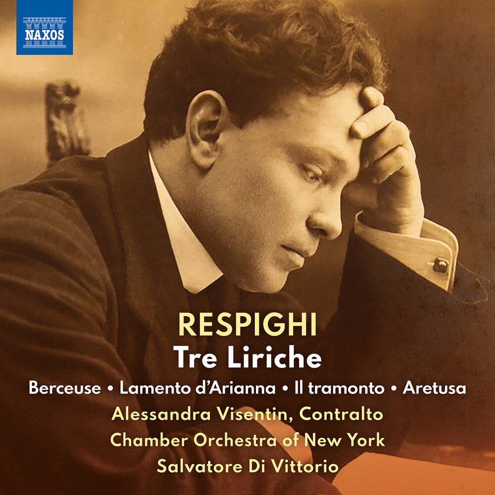 the album cover for Respighi / Visentin / Chamber Orchestra Of New - Tre Liriche