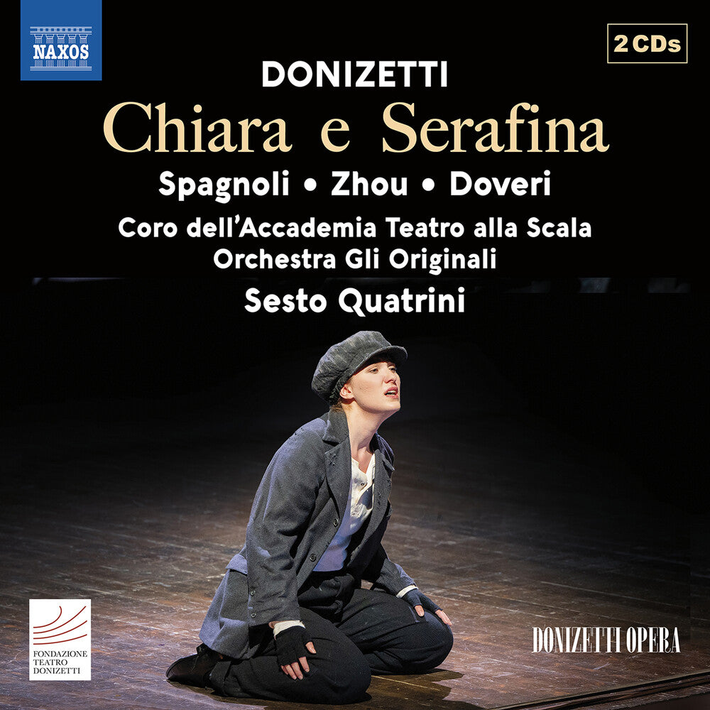 the album cover for Donizetti / Spagnoli / Moncada - Chiara E Serafina